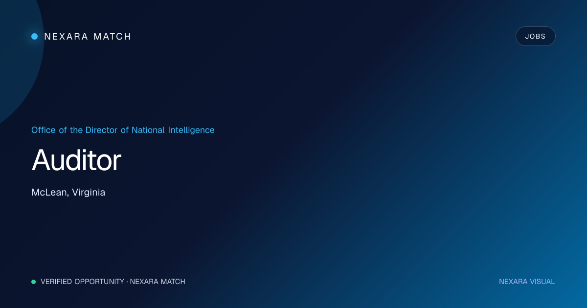 Auditor NEXARA Match opportunity visual