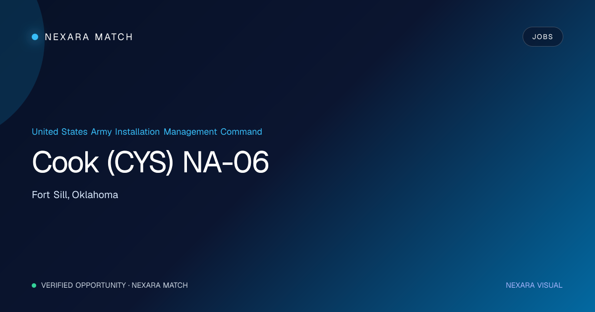 Cook (CYS) NA-06 NEXARA Match opportunity visual